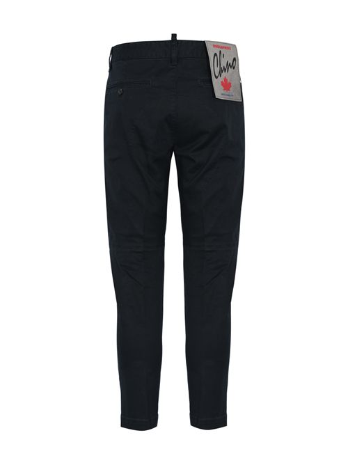 Pantalone Sexy Chino in cotone stretch Black DSQUARED2 | S74KB0819 S39021900